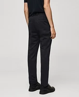 Mango Men's Stretch Fabric Suit Pants