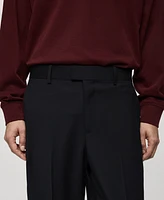 Mango Men's Regular-Fit Wool-Blend Suit Pants