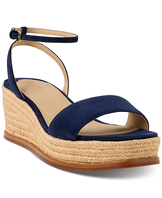 Lauren Ralph Women's Leona Espadrille Platform Wedge Sandals