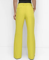 Dkny Petite Pintuck Flare-Leg Pants