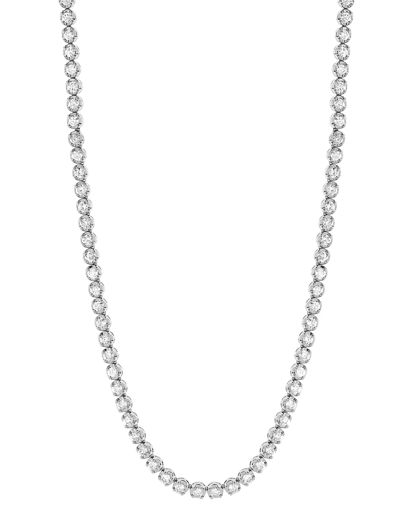 Diamond Tennis Necklace (8 ct. t.w.) in 14k White Gold