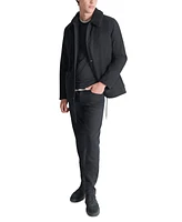 Dkny Men's Fleece-Lined Snap-Front Cotton Jacket