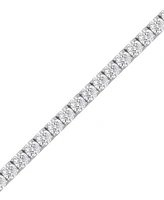 Diamond Prong-Set Tennis Bracelet (12 ct. t.w.) in 14k White Gold