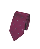 Charles Tyrwhitt Men's Fleur de Lys silk stain resistant tie