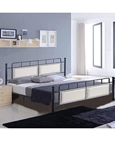 Slickblue 54" Modern Platform Bed Frame with Sturdy Support