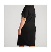 Universal Standard Plus Envelope Neck Ponte Dress