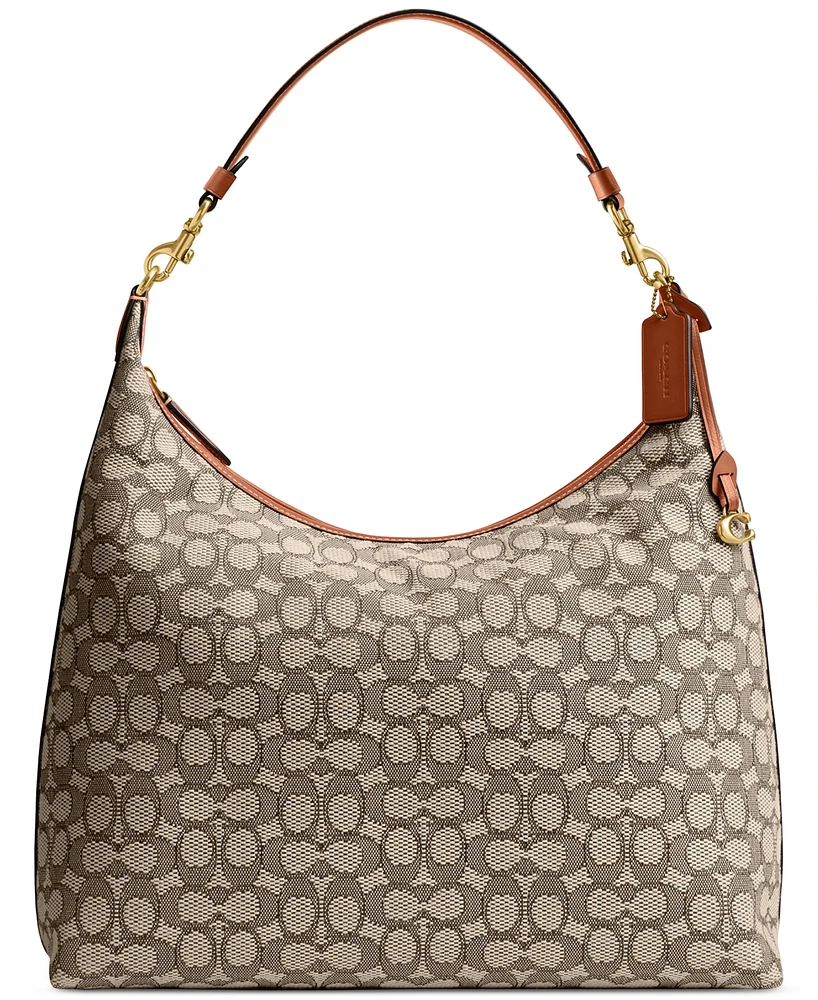 Coach Juliet Signature Jacquard Shoulder Bag