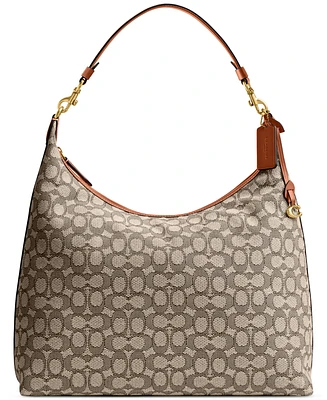 Coach Juliet Signature Jacquard Shoulder Bag