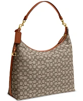 Coach Juliet Signature Jacquard Shoulder Bag