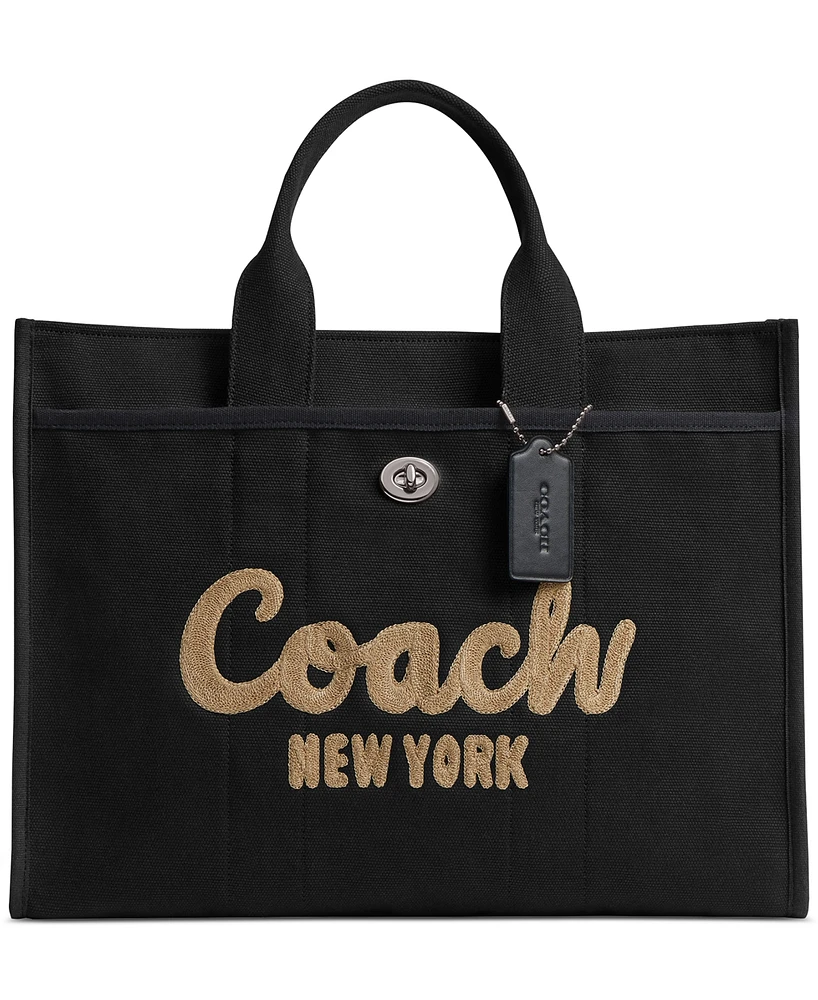 Coach Cargo Canvas Tote Bag 42