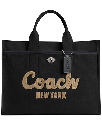 Coach Cargo Canvas Tote Bag 42