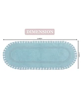 Home Weavers Hampton Crochet Reversible Bath Rug