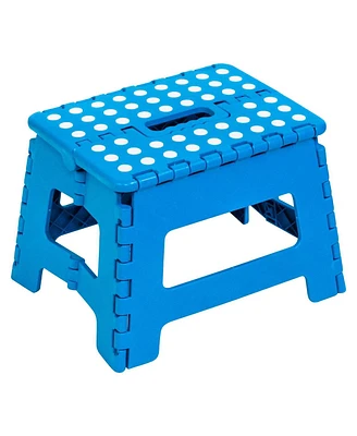 Slickblue Non-Slip Foldable Step Stool Set of 2 – Convenient Handle for Easy Carrying