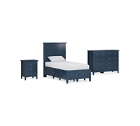 Hedworth Twin Storage 3-Pc. Set (Bed, Dresser & Nightstand)