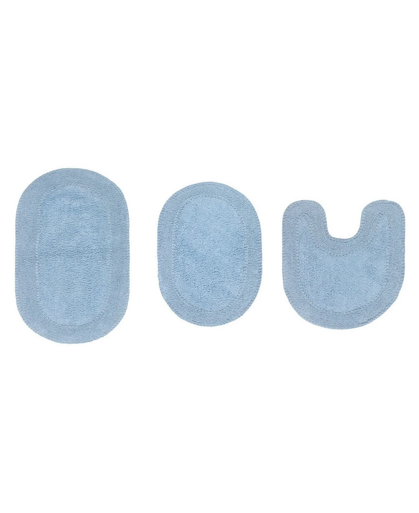 Home Weavers Double Ruffle -Pc. Bath Rug Set