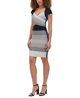 Siena Women's Colorblocked Bandage-Knit Bodycon Dress