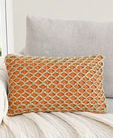 Boho Living Jada Jute Decorative Pillow, 12" x 20"