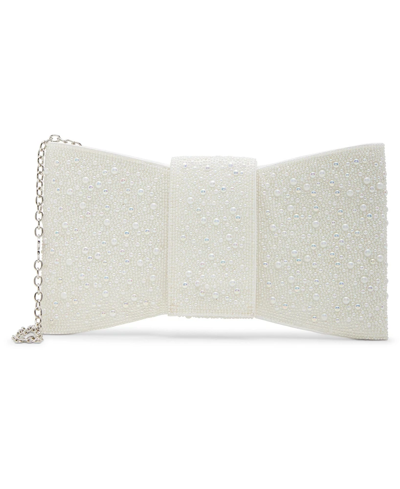 Betsey Johnson Bow-Down Zipper Clutch