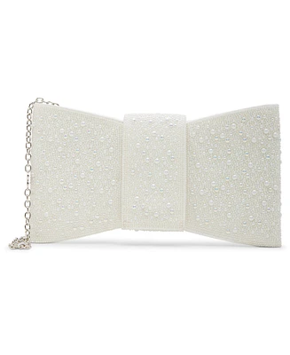 Betsey Johnson Bow-Down Zipper Clutch