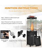 Sugift 41 000 Btu Propane Patio Heater with Metal Hood