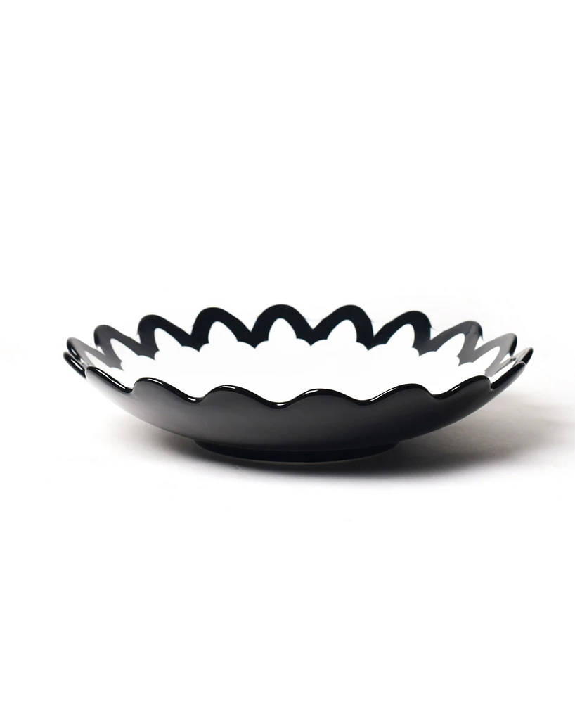 Coton Colors Arabesque Scallop Pasta Bowl