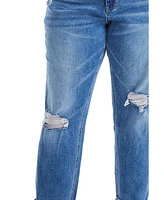 Bayeas Plus High Rise Relaxed Boyfriend Jeans