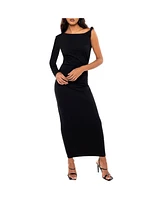 Dai Moda Women's One Sleeve Evening Dress