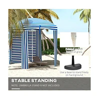 Slickblue Outdoor Umbrella - Stylish Patio Shade for Garden, Deck, and Beach Relaxation