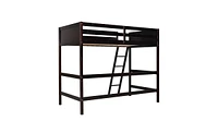 Slickblue Solid Wood Twin Loft Bed with Ladder - Space-Saving Elevated Frame for Kids' or Teens' Bedroom