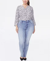 Nydj Plus Marilyn Straight Leg Jeans