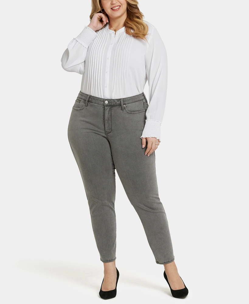 Nydj Plus Stella Tapered Ankle Jeans