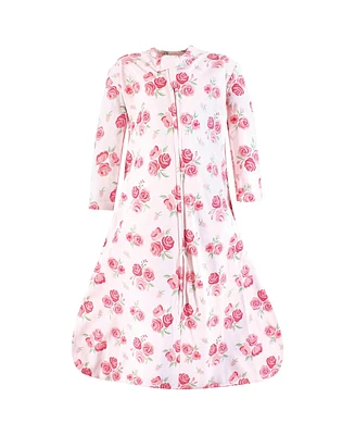 Hudson Baby Girls Long Sleeve Cotton Jersey Sleeping Bag, Sack, Blanket