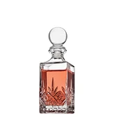 Godinger Dublin Crystal 7 Piece Spirits Decanter & Shot Glass Set