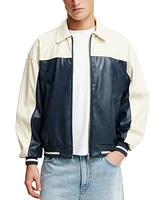 Cotton On Men's Artificial Leather Western Jacket