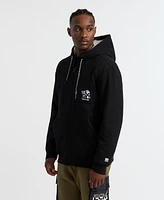 Ecko Unltd Men's Printed Zip Sherpa Hoodie