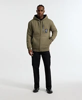 Ecko Unltd Men's Printed Zip Sherpa Hoodie