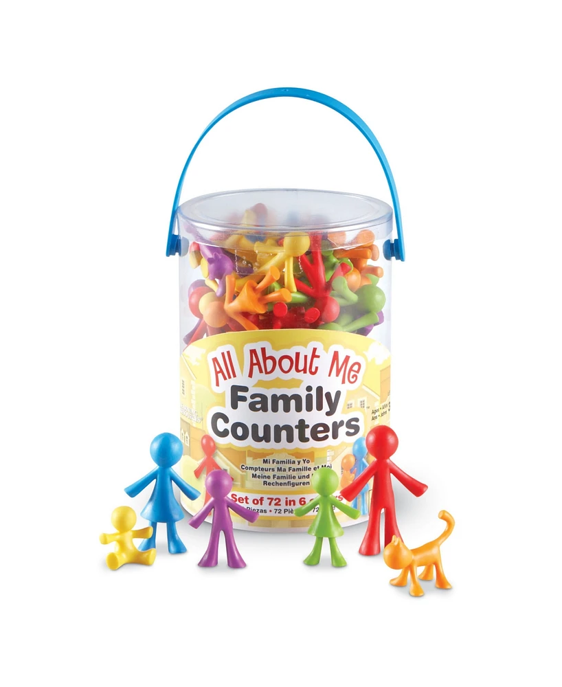 Learning Resources All About Me Family Counters Set of 72