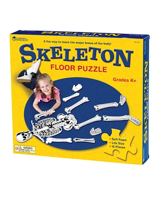 Learning Resources Skeleton Floor Puzzle, 15 Pieces