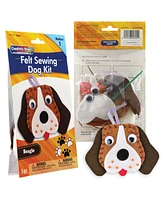 Creativity Street Animal Craft Kits, Felt, Foam, Pom Pon, 12 Animals