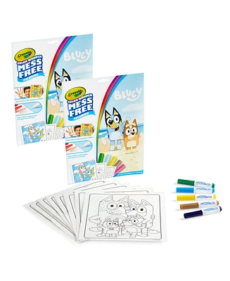 Crayola Color Wonder Bluey Coloring Pad and Markers, 2 Sets