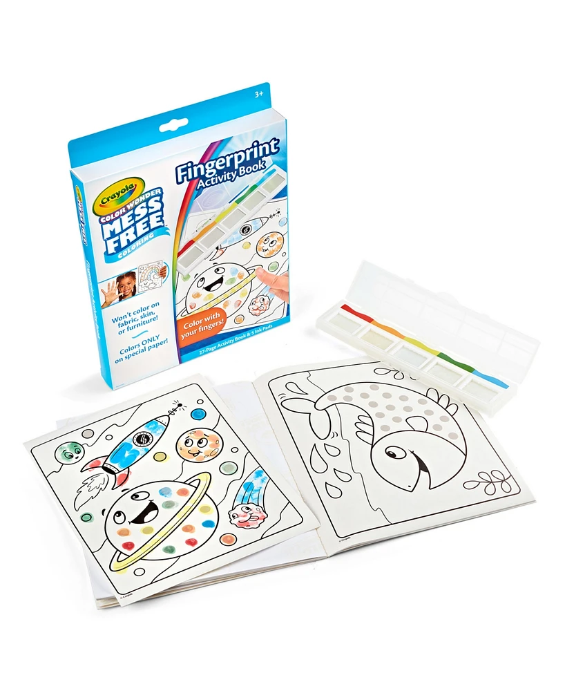 Crayola Color Wonder Fingerprint Activity Book