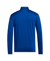 Adidas Men's Royal Kansas Jayhawks Half-Zip Pullover Golf Jacket