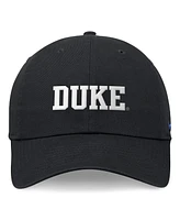 Nike Men's Black Duke Blue Devils 2024 On-Field Club Adjustable Hat