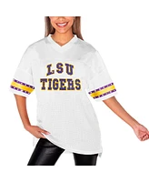 Gameday Couture Women's White Lsu Tigers Until Kickoff Rhinestone Fashion T-Shirt