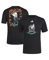 Adidas Men's Black Mexico National Team Dia De Los Muertos Mariachi T-shirt