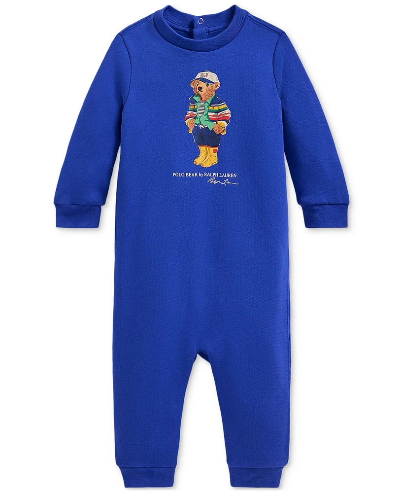 Polo Ralph Lauren Baby Fleece Bear Coverall