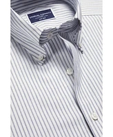 Charles Tyrwhitt Men's Slim Fit Button-Down Collar Non-Iron Stretch Stripe Oxford Shirt