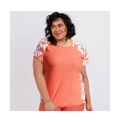 Calypsa Plus Size Loose Fit Adele Swim Top