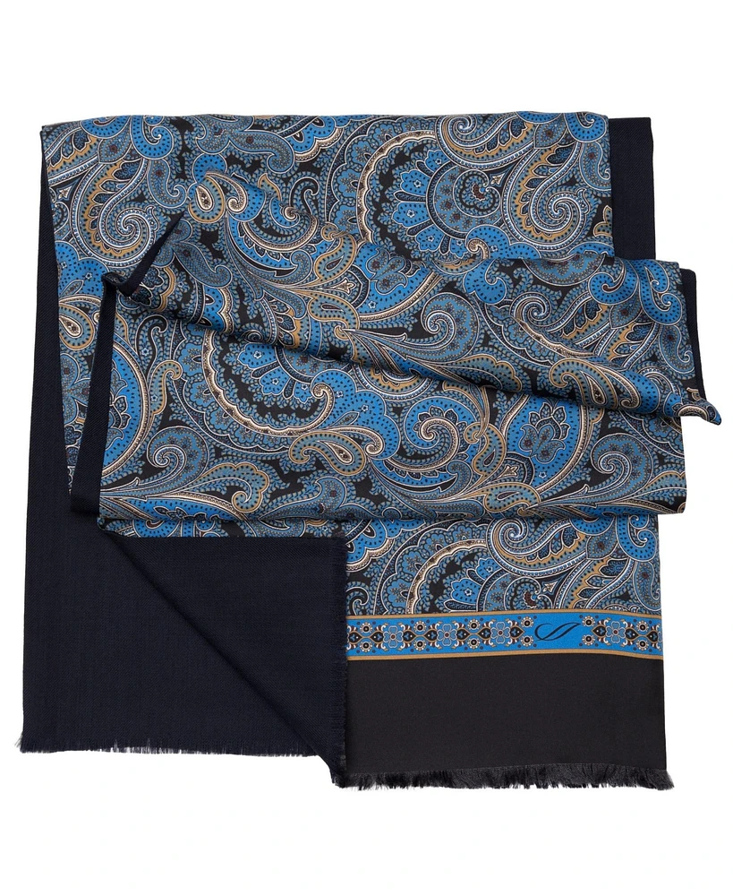 Elizabetta Men's Sorrento - Wool Backed Silk Scarf for Men