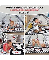 Quokka Super Soft Black&White Floor Round Playmat for Babies